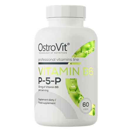 B6 vitamīns / Vitamin B6 P-5-P (60 kapsulas)