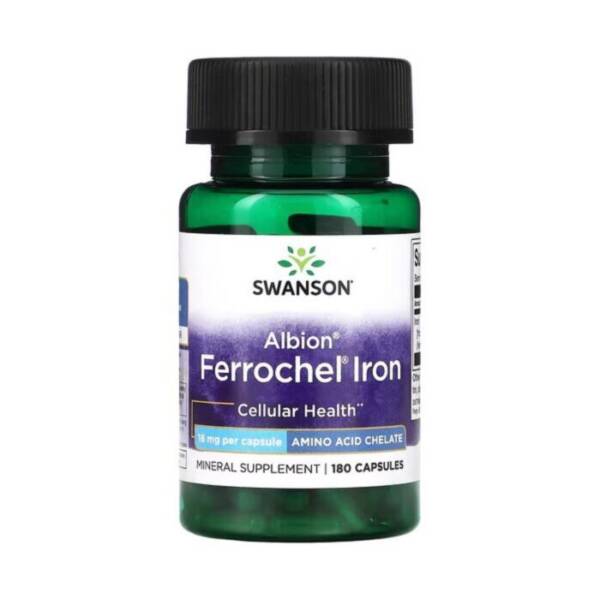 Dzelzs bisglicināts / Albion Ferrochel Iron (180 kapsulas)