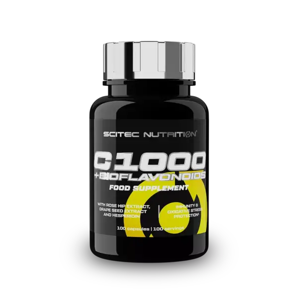 Vitamīns C 1000 ar bioflavonoīdiem / C 1000 + Bioflavonoids (100 kapsulas)