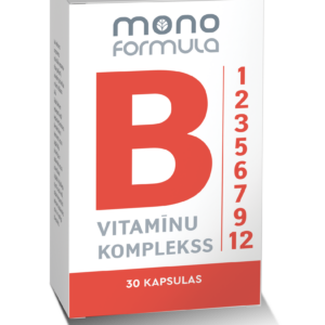 B vitamīnu komplekss (30 kapsulas)