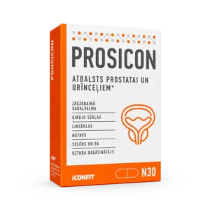 Prostatai & urīnceļiem / Prosicon (30 kapsulas)