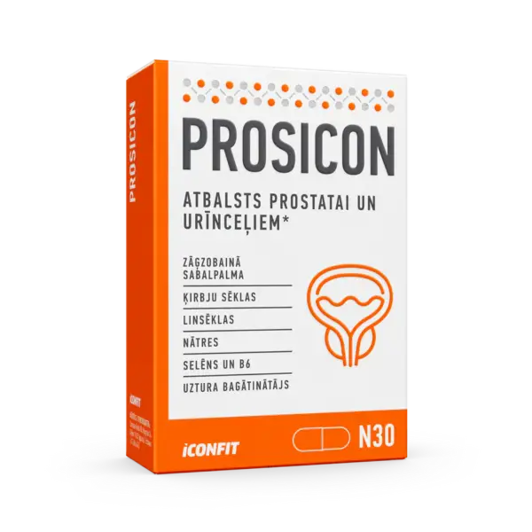 Prostatai & urīnceļiem / Prosicon (30 kapsulas)