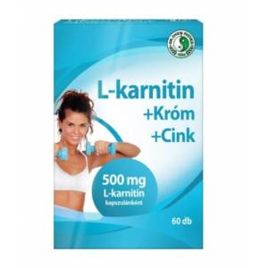 L-karnitīns + hroms / L-karnitin + Krom + Cink (60 kapsulas)