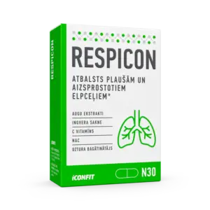 Plaušām un elpceļiem / Respicon (30 kapsulas)