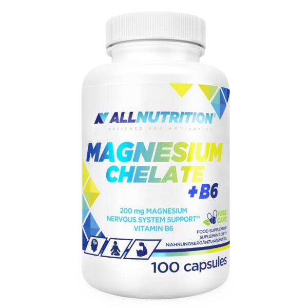 Magnija bisglicināts / Magnesium Chelate + B6 (100 kapsulas)