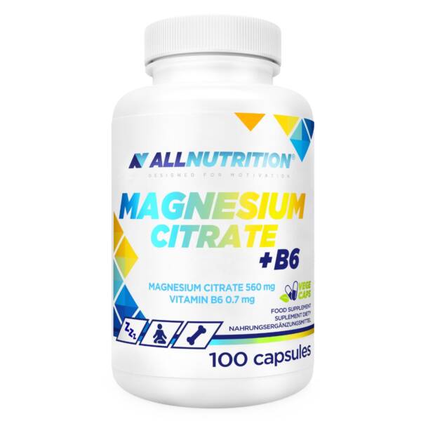 Magnija citrāts / Magnesium Citrate + B6 (100 kapsulas)