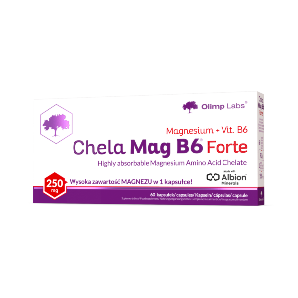 Magnija bisglicināts / Chela Mag B6 Forte CAPS (60 kapsulas)