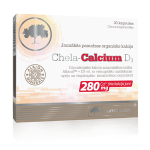Kalcijs & D3 vitamīns / Chela Calcium D3 (30 kapsulas)