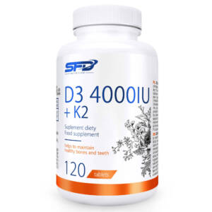 Vitamīns D3 4000 + K2 (120 tabletes)