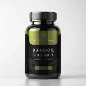 Vitamīns D3 4000 + K2 (90 kapsulas)