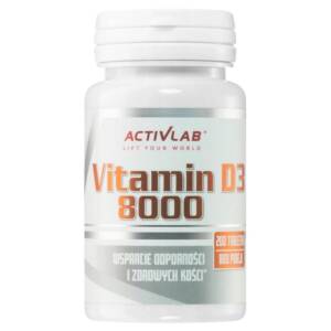 Vitamīns D3 8000 (200 tabletes)