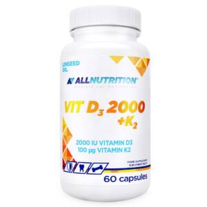 Vitamīns D3 2000 + K2 (60 kapsulas)