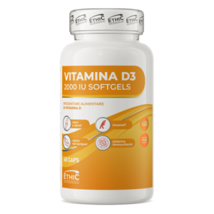 Vitamīns D3 2000IU (60 kapsulas)
