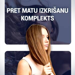 Pret matu izkrišanu komplekts