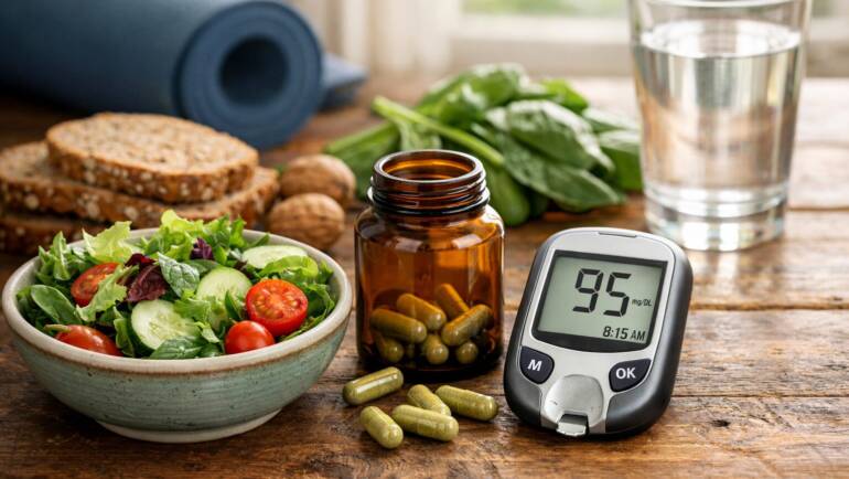 Kā kontrolēt cukura līmeni un asinsspiedienu dabiski: uzturs un uztura bagātinātāji
