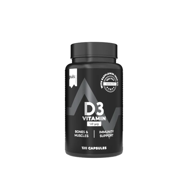 Vitamīns D3 / Vitamin D3 2000 IU (120 kapsulas)