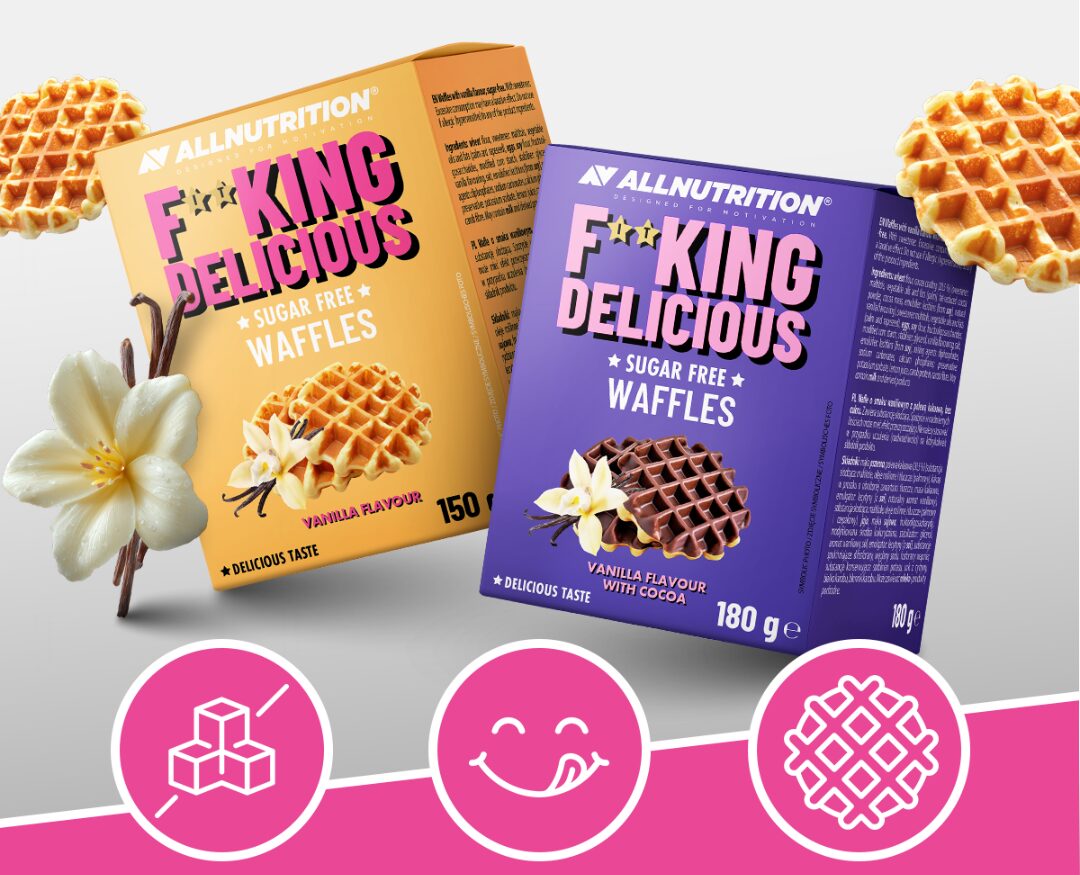 Mīkstās vafeles / fitking delicious waffles (6 gab.)