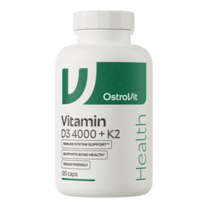 Vitamin D3 4000 + K2 VEGE (120 kapsulas)